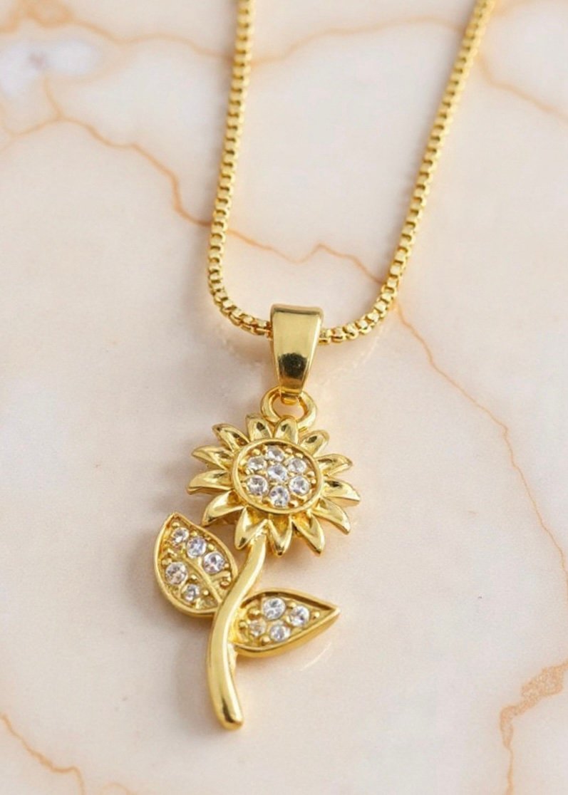 COLLAR GIRASOL BRILLANTE