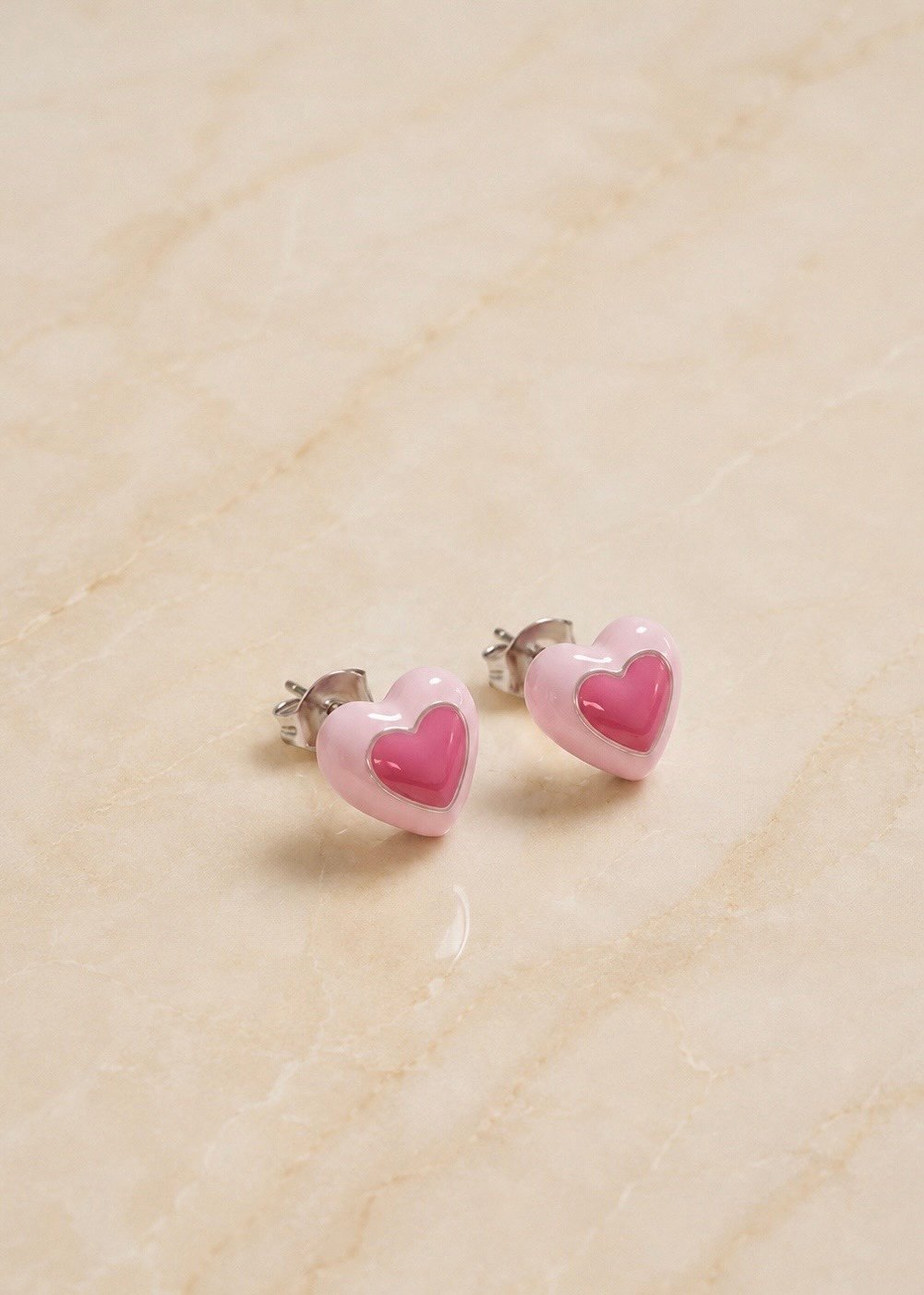 PENDIENTES DE BOTÓN CANDY HEART