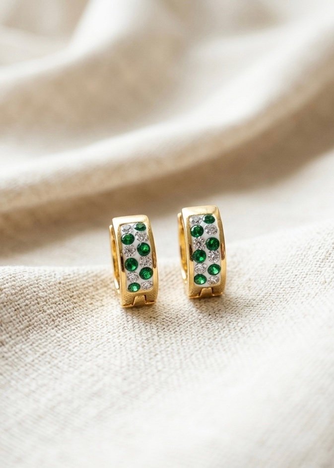 PENDIENTES DE ARO LUNARES