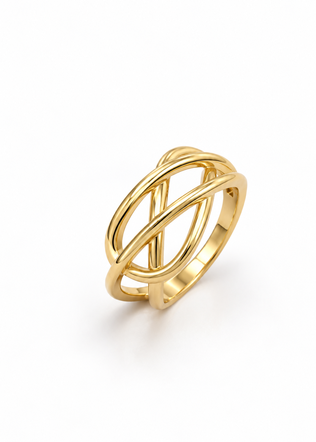 ANILLO LASOS DORADO RODIO