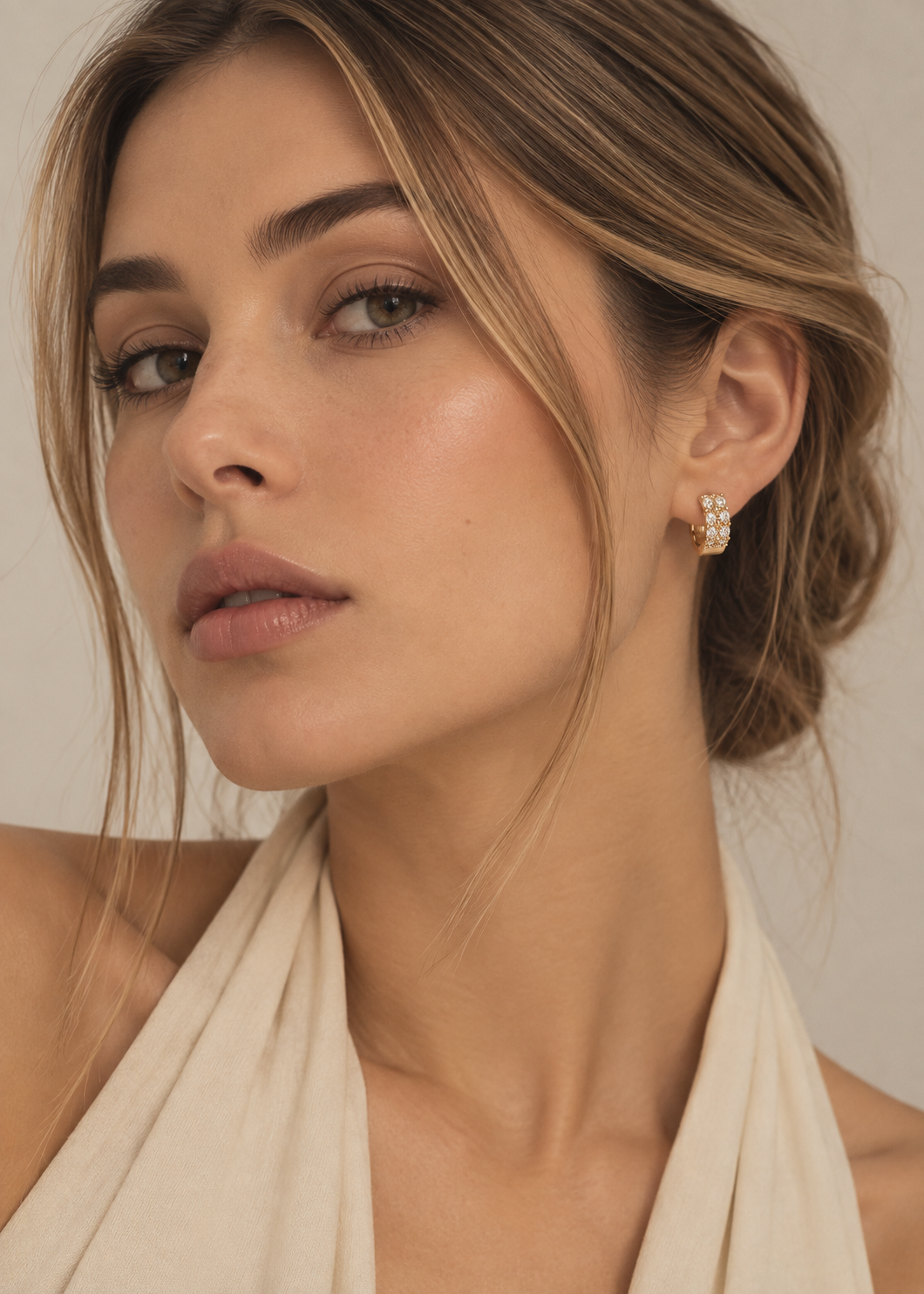 PENDIENTES DE ARO DIYA RODIO