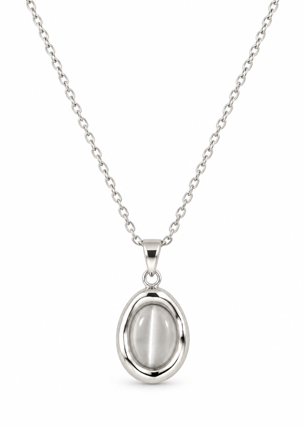 COLLAR MAELI PLATEADO RODIO