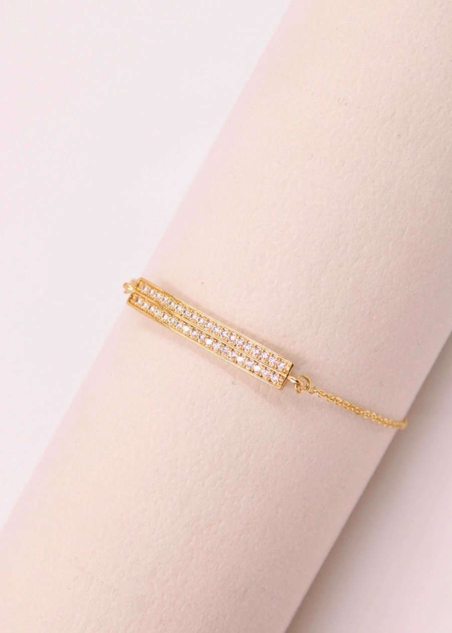 PULSERA CIRCONES RODIO